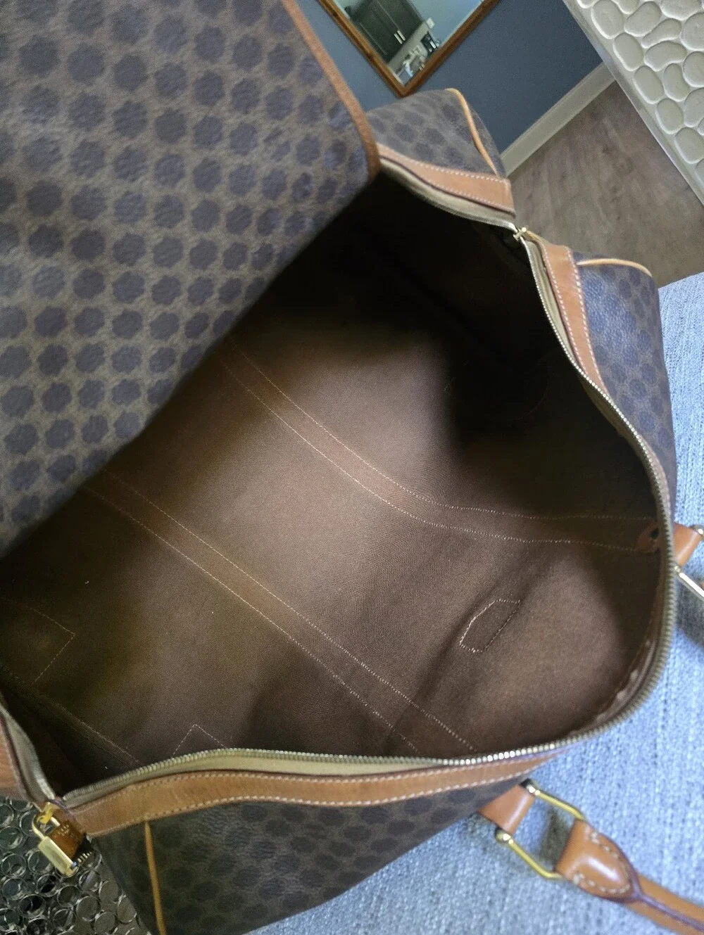 Authentic Celine Macadam Travel Duffel Bag ( 50cm )
